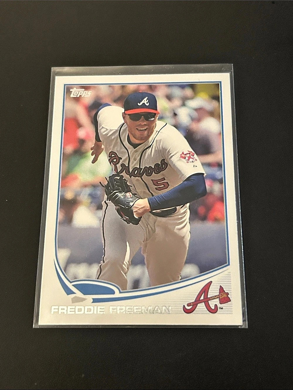 2013 Topps Atlanta Braves #105 Freddie Freeman Baseball Card